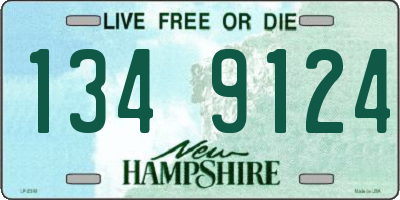 NH license plate 1349124