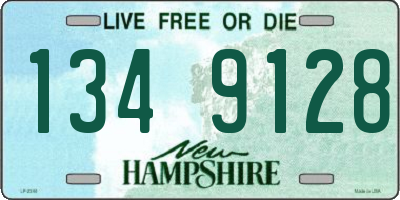 NH license plate 1349128