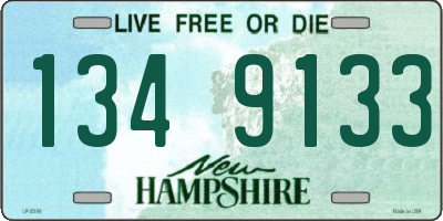 NH license plate 1349133