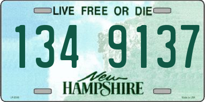 NH license plate 1349137