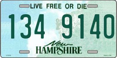 NH license plate 1349140