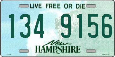 NH license plate 1349156