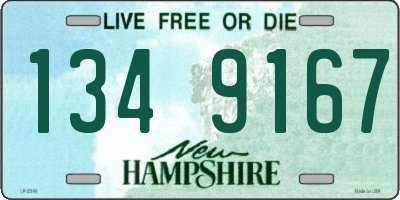 NH license plate 1349167