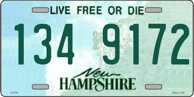 NH license plate 1349172
