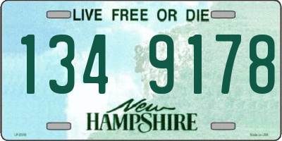NH license plate 1349178
