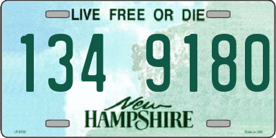 NH license plate 1349180