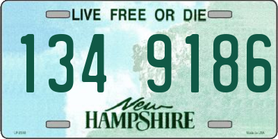 NH license plate 1349186