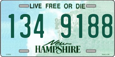 NH license plate 1349188