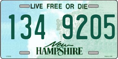 NH license plate 1349205