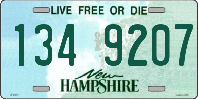 NH license plate 1349207