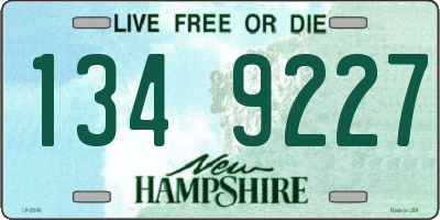 NH license plate 1349227