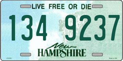 NH license plate 1349237