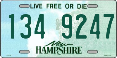 NH license plate 1349247