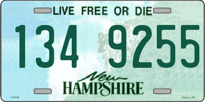 NH license plate 1349255