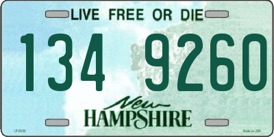 NH license plate 1349260