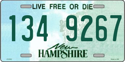 NH license plate 1349267