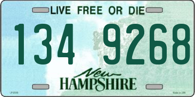 NH license plate 1349268