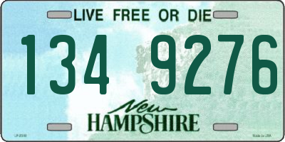 NH license plate 1349276