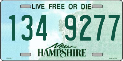 NH license plate 1349277