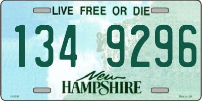 NH license plate 1349296