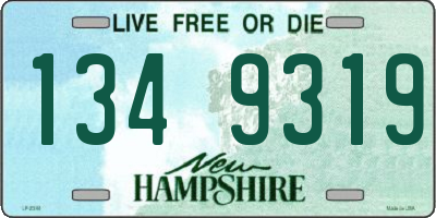 NH license plate 1349319