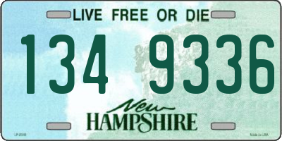 NH license plate 1349336