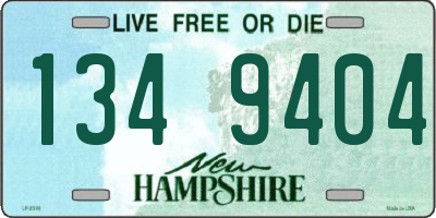 NH license plate 1349404