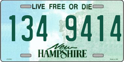 NH license plate 1349414