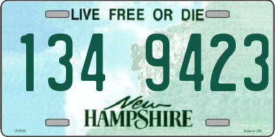 NH license plate 1349423
