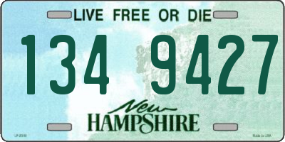 NH license plate 1349427
