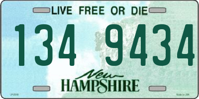 NH license plate 1349434