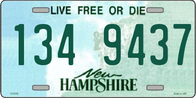NH license plate 1349437