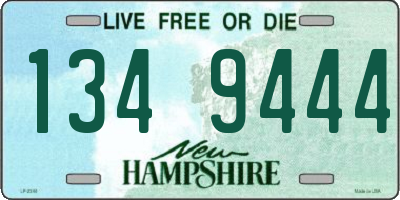 NH license plate 1349444