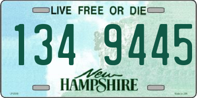 NH license plate 1349445