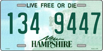 NH license plate 1349447