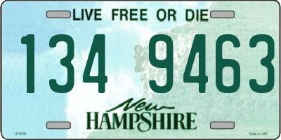 NH license plate 1349463