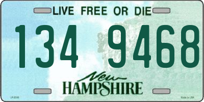NH license plate 1349468