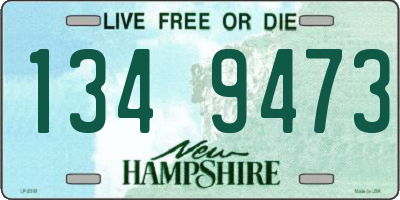 NH license plate 1349473