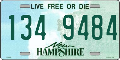NH license plate 1349484