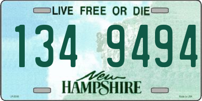 NH license plate 1349494