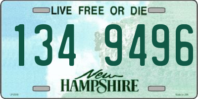 NH license plate 1349496