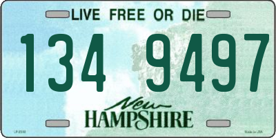 NH license plate 1349497