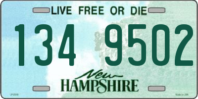 NH license plate 1349502