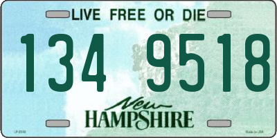 NH license plate 1349518
