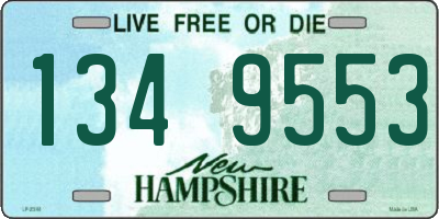 NH license plate 1349553