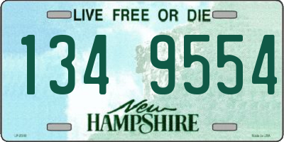 NH license plate 1349554