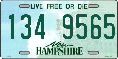NH license plate 1349565