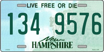 NH license plate 1349576