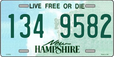 NH license plate 1349582