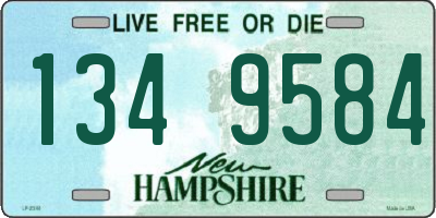 NH license plate 1349584